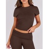 image:imageANRABESS 2 Piece Lounge sets for WomenBrown