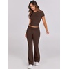 image:imageANRABESS 2 Piece Lounge sets for WomenBrown