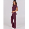 image:imageANRABESS 2 Piece Lounge sets for WomenBurgundy