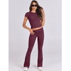 image:imageANRABESS 2 Piece Lounge sets for WomenBurgundy