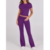 image:imageANRABESS 2 Piece Lounge sets for WomenDeep Purple