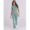 image:imageANRABESS 2 Piece Lounge sets for WomenLake Green