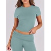 image:imageANRABESS 2 Piece Lounge sets for WomenLake Green