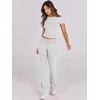 image:imageANRABESS 2 Piece Lounge sets for WomenLight Grey
