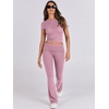 image:imageANRABESS 2 Piece Lounge sets for WomenPink