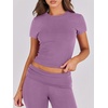 image:imageANRABESS 2 Piece Lounge sets for WomenPurple