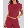 image:imageANRABESS 2 Piece Lounge sets for WomenRed