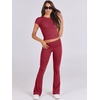 image:imageANRABESS 2 Piece Lounge sets for WomenRed