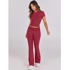 image:imageANRABESS 2 Piece Lounge sets for WomenRed