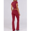 image:imageANRABESS 2 Piece Lounge sets for WomenRed