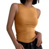image:imageANRABESS High Neck Ribbed Tank Tops for Women Sleeveless Summer TopsGinge