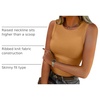 image:imageANRABESS High Neck Ribbed Tank Tops for Women Sleeveless Summer TopsGinge