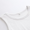 image:imageANRABESS High Neck Ribbed Tank Tops for Women Sleeveless Summer TopsWhite