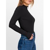 image:imageANRABESS Long Sleeve Shirts for Women Mock Neck TopsBlack