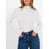 image:imageANRABESS Long Sleeve Shirts for Women Mock Neck TopsWhite