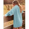 image:imageANRABESS Sweater Dress for Women Oversized Cable Knit Fall Long SleeveBlue