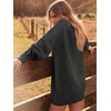 image:imageANRABESS Sweater Dress for Women Oversized Cable Knit Fall Long SleeveDeep Gray