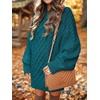 image:imageANRABESS Sweater Dress for Women Oversized Cable Knit Fall Long SleeveOpal