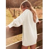 image:imageANRABESS Sweater Dress for Women Oversized Cable Knit Fall Long SleeveWhite