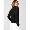 image:imageANRABESS Sweaters for Women Cropped Polo Collared Long SleeveBlack