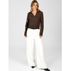image:imageANRABESS Sweaters for Women Cropped Polo Collared Long SleeveCoffee