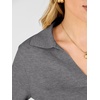image:imageANRABESS Sweaters for Women Cropped Polo Collared Long SleeveDark Grey