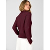 image:imageANRABESS Sweaters for Women Cropped Polo Collared Long SleeveDark Red