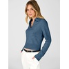 image:imageANRABESS Sweaters for Women Cropped Polo Collared Long SleeveDeep Blue