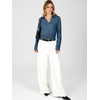 image:imageANRABESS Sweaters for Women Cropped Polo Collared Long SleeveDeep Blue