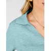 image:imageANRABESS Sweaters for Women Cropped Polo Collared Long SleeveLight Blue