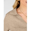 image:imageANRABESS Sweaters for Women Cropped Polo Collared Long SleeveLight Tan