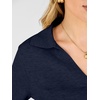 image:imageANRABESS Sweaters for Women Cropped Polo Collared Long SleeveNavy Blue