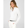 image:imageANRABESS Sweaters for Women Cropped Polo Collared Long SleeveWhite
