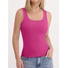 image:imageANRABESS Tank Top for Women Built in Bra Summer Scoop Neck Sleeveless ShirtHot Pink