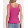 image:imageANRABESS Tank Top for Women Built in Bra Summer Scoop Neck Sleeveless ShirtHot Pink