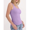 image:imageANRABESS Tank Top for Women Built in Bra Summer Scoop Neck Sleeveless ShirtLight Purple