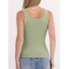 image:imageANRABESS Tank Top for Women Built in Bra Summer Scoop Neck Sleeveless ShirtSage Green