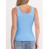 image:imageANRABESS Tank Top for Women Built in Bra Summer Scoop Neck Sleeveless ShirtSky Blue