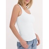 image:imageANRABESS Tank Top for Women Built in Bra Summer Scoop Neck Sleeveless ShirtWhite