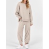 image:imageANRABESS Two Piece Set for Women Fall Outfits SweatsuitsAlmond
