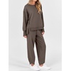image:imageANRABESS Two Piece Set for Women Fall Outfits SweatsuitsBrown