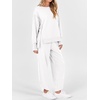 image:imageANRABESS Two Piece Set for Women Fall Outfits SweatsuitsWhite