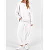 image:imageANRABESS Two Piece Set for Women Fall Outfits SweatsuitsWhite
