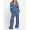 image:imageANRABESS Two Piece Sets For Women Fall Lounge Travel Airport OutfitsBlue