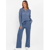 image:imageANRABESS Two Piece Sets For Women Fall Lounge Travel Airport OutfitsBlue