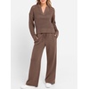image:imageANRABESS Two Piece Sets For Women Fall Lounge Travel Airport OutfitsBrown