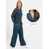 image:imageANRABESS Two Piece Sets For Women Fall Lounge Travel Airport OutfitsDark Teal