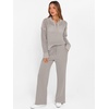 image:imageANRABESS Two Piece Sets For Women Fall Lounge Travel Airport OutfitsLight Khaki