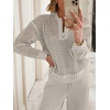 image:imageANRABESS Two Piece Sets For Women Fall Lounge Travel Airport OutfitsLight Tan