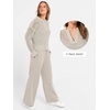 image:imageANRABESS Two Piece Sets For Women Fall Lounge Travel Airport OutfitsLight Tan